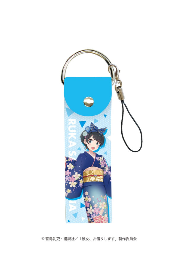 「彼女、お借りします」ビッグレザーストラップ03/更科 瑠夏 着物ver.